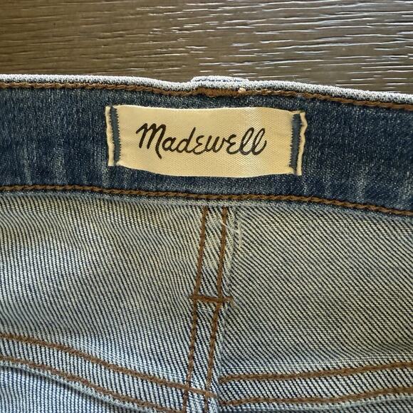 Madewell Cali Demi-Boot Jeans in Dorrance Wash TENCEL 23P Light Wash Stretch - Picture 6 of 11